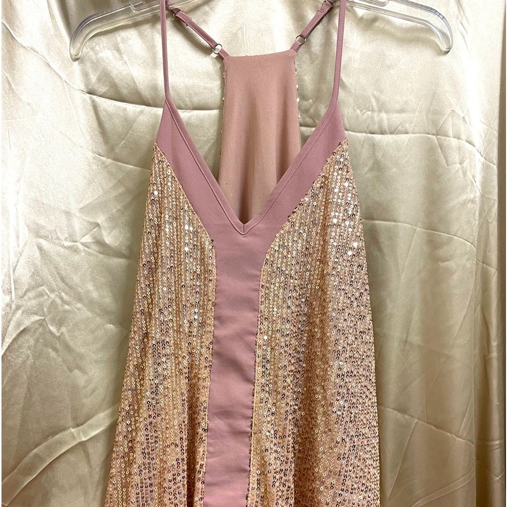 Beautiful Sequin pink tank